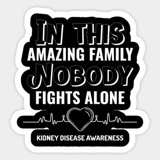 Kidney Disease Awareness Sticker